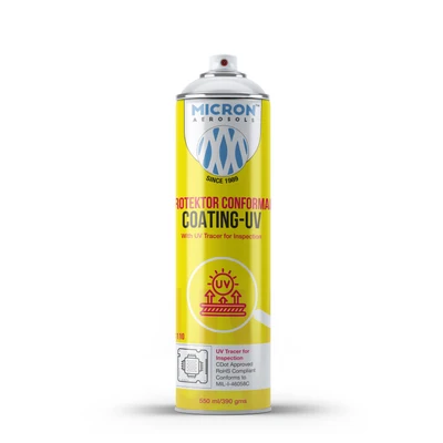 3110 Protektor® Conformal Coating Spray - UV for PCBs, Electronics | With UV Tracer - Glows under UV Light